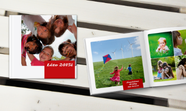 Fotokniha - Knižní vazba 30x30 cm | TAFOTKA.cz - Červené kulaté rohy
